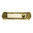 Klingel Klingelplatte oder Haustürschild 13005 mit Klingeltaster in Messing